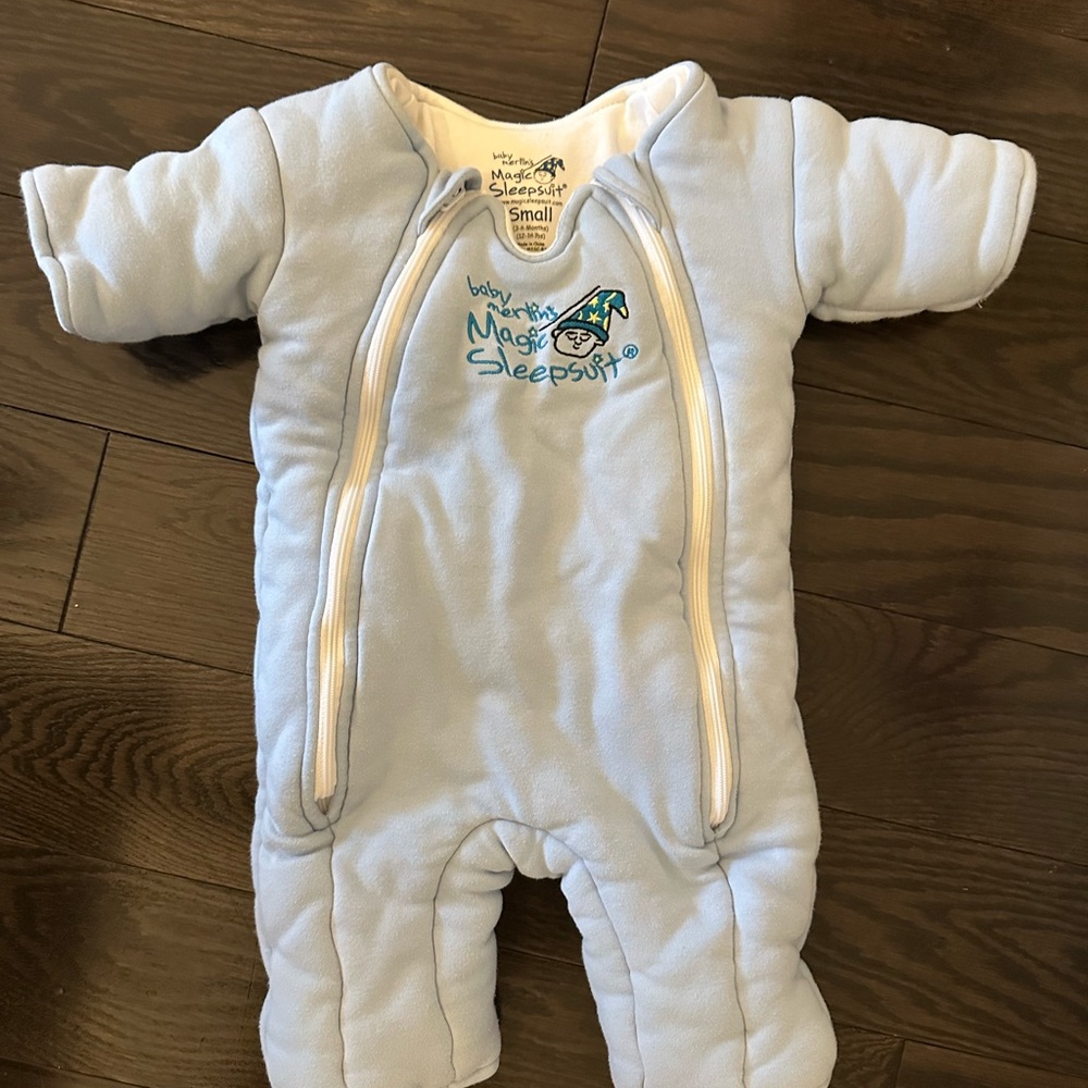 Baby Merlin’s Magic Sleepsuit Small Blue